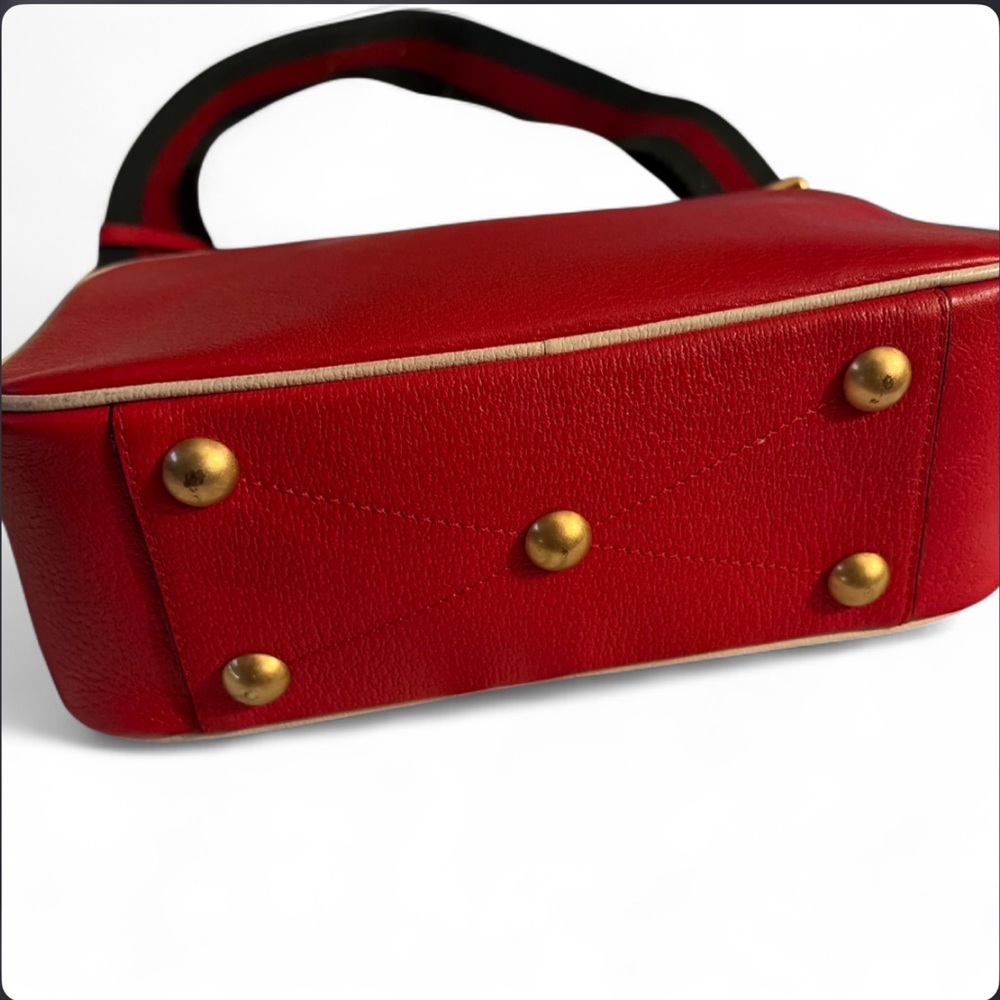 Adidas Red and Gold Logo Bag - Picture 3 of 4